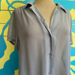 Blusa Gris Transparente - Thumbnail 3
