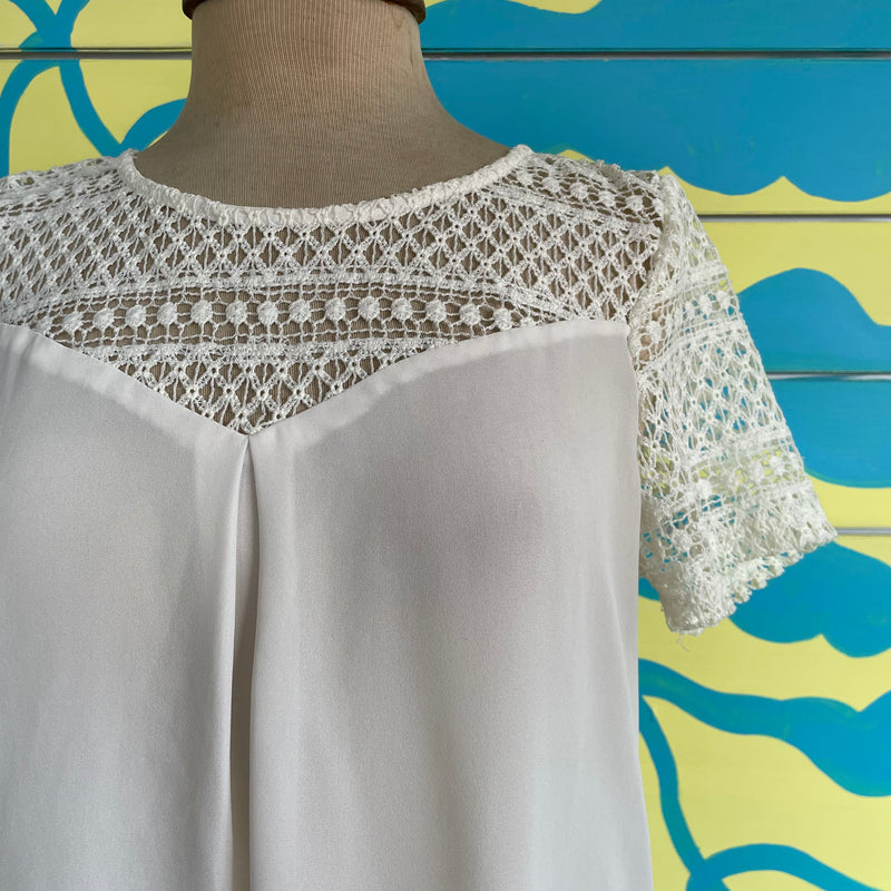 Camisa Blanca Manga Bordada - Image 3