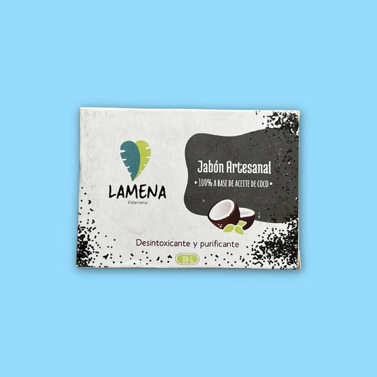 Jabón de Carbón Activado  110gr. Lamena