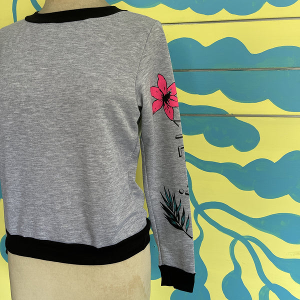Buzo Gris con Rib Negro - Secondary