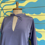 Camisa Morada de Seda - Thumbnail 2
