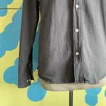 Camisa Gris Botones Manga Larga - Thumbnail 3