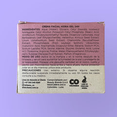 Crema Facial Hidra Gel 24h 50 gr. Fauno
