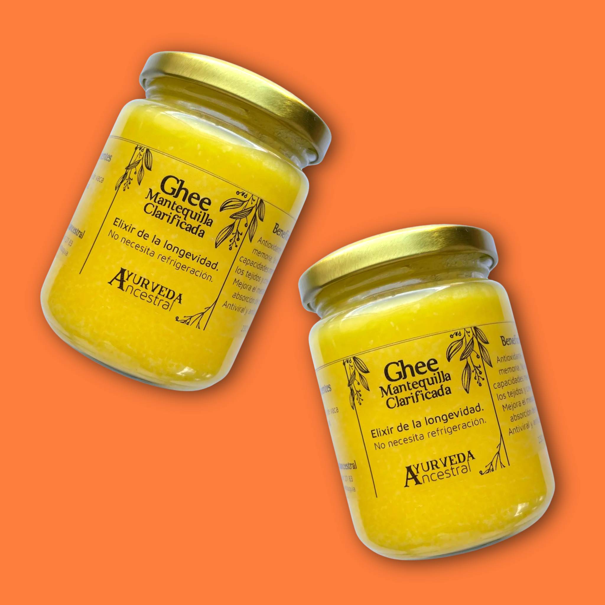 Ghee Mantequilla Clarificada 250 gr. Ayurveda Ancestral