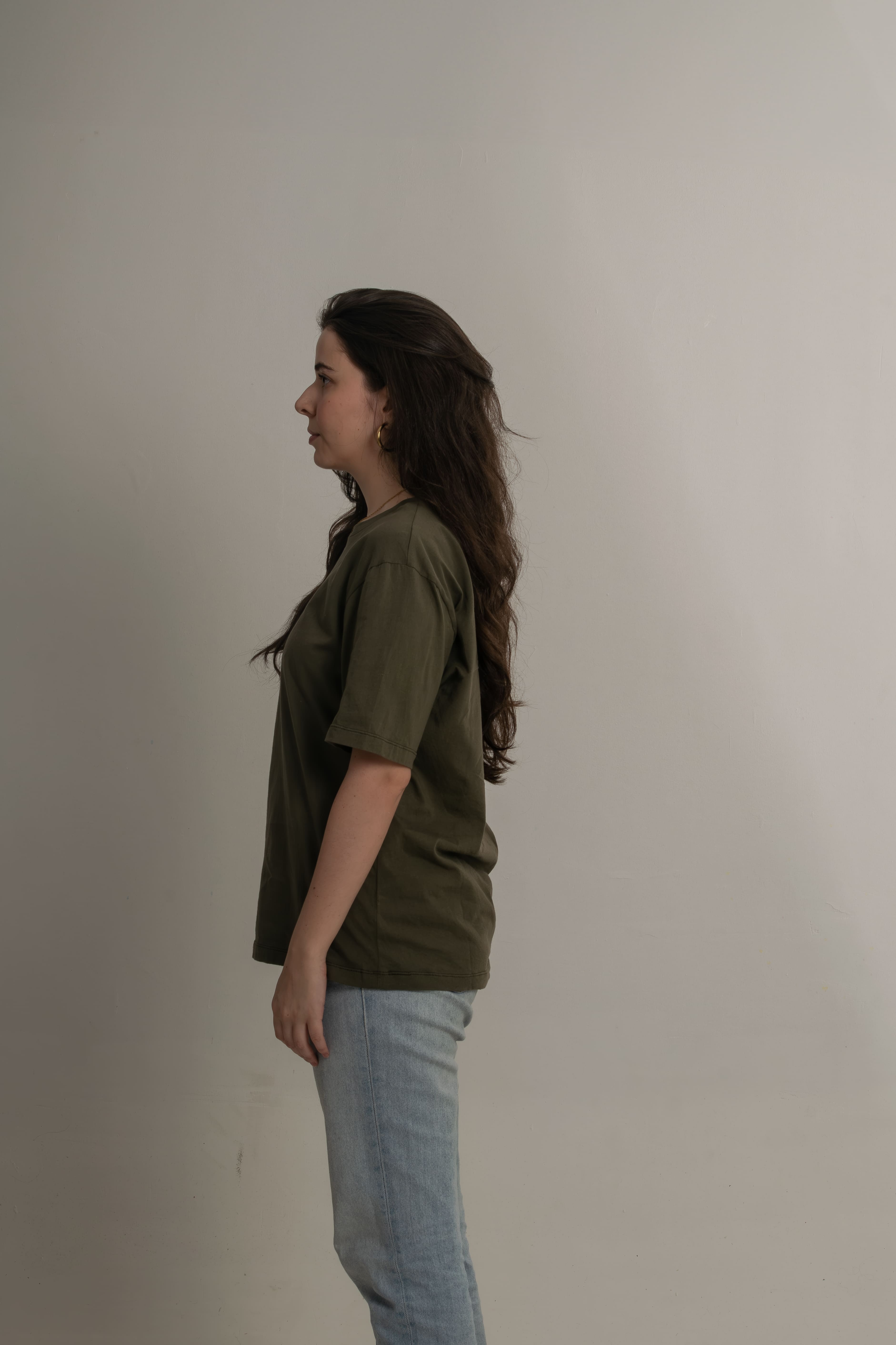 Camiseta Sacramento Verde Militar 100% Algodón Regular Fit Andante