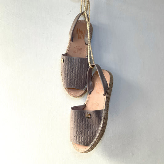 Alpargatas en Cuero Estampado CH