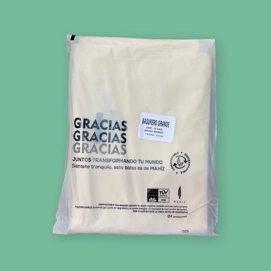 Bolsas Biodegradables Grandes MAHÍZ x 10 Und. 60x80 cm