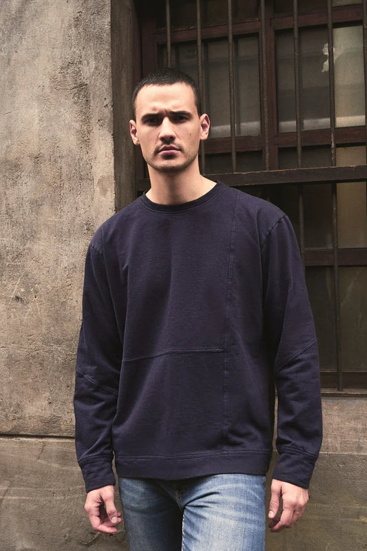 Buzo Tokio Azul Oscuro 100% Algodón Relaxed Fit Andante - Image 1