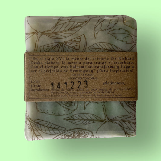 Jabón Vegetal Mojito 110 gr. La Tina Rosa